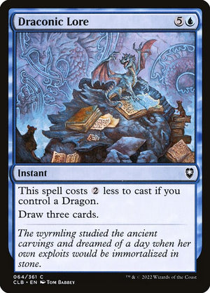 Draconic Lore (64) [Commander Legends: Battle for Baldur's Gate]