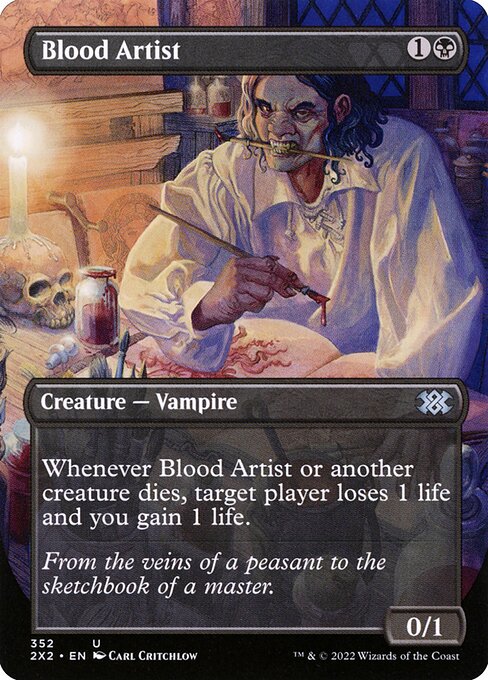 Blood Artist (352) [Double Masters 2022] [Borderless]