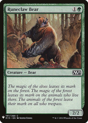 Runeclaw Bear (M15-197) [The List]