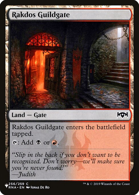 Rakdos Guildgate (RNA-256) [The List]