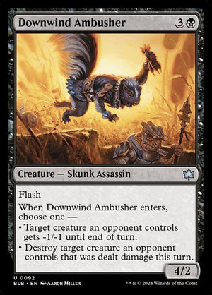 Downwind Ambusher (92) [Bloomburrow]
