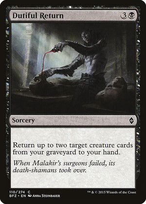 Dutiful Return (110) [Battle for Zendikar]