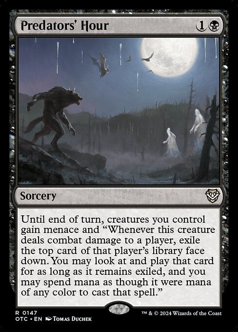 Predators' Hour (147) [Outlaws of Thunder Junction Commander]