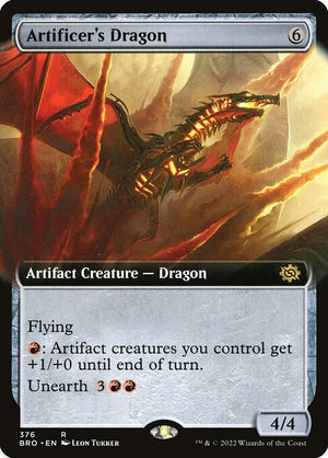 Artificer's Dragon (376) [The Brothers' War] [Extended Art]