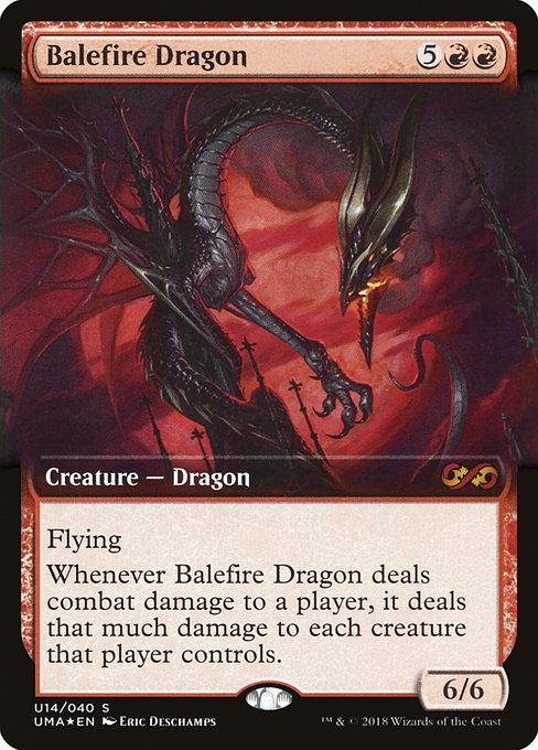 Balefire Dragon (U14) [Ultimate Box Topper] [Extended Art]