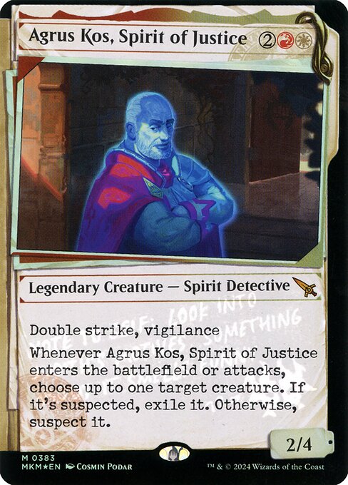 Agrus Kos, Spirit of Justice (383) [Murders at Karlov Manor] [Showcase]