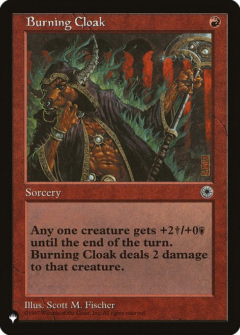 Burning Cloak (POR-120) [The List]