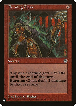 Burning Cloak (POR-120) [The List]