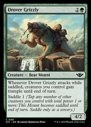 Drover Grizzly (161) [Outlaws of Thunder Junction]
