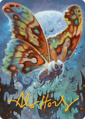 Luminous Broodmoth Art Card (Gold-Stamped Signature) (48) [Bloomburrow Art Series]