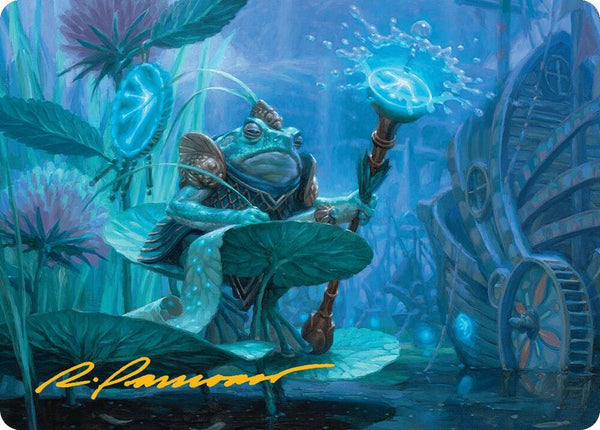 Dour Port-Mage Art Card (Gold-Stamped Signature) (5) [Bloomburrow Art Series]