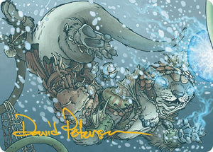 Kitsa, Otterball Elite Art Card (Gold-Stamped Signature) (42) [Bloomburrow Art Series]