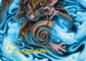Mind Spiral Art Card (Gold-Stamped Signature) (8) [Bloomburrow Art Series]