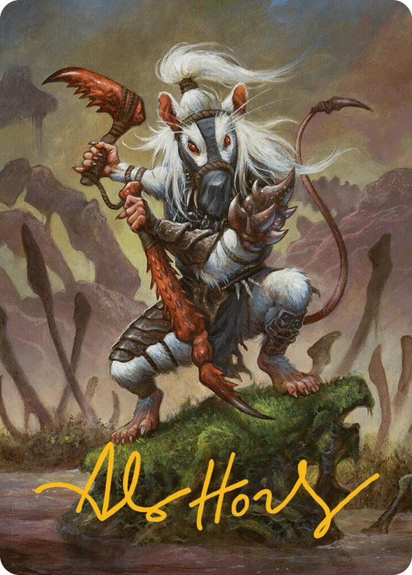 Ink-Eyes, Servant of Oni Art Card (Gold-Stamped Signature) (50) [Bloomburrow Art Series]