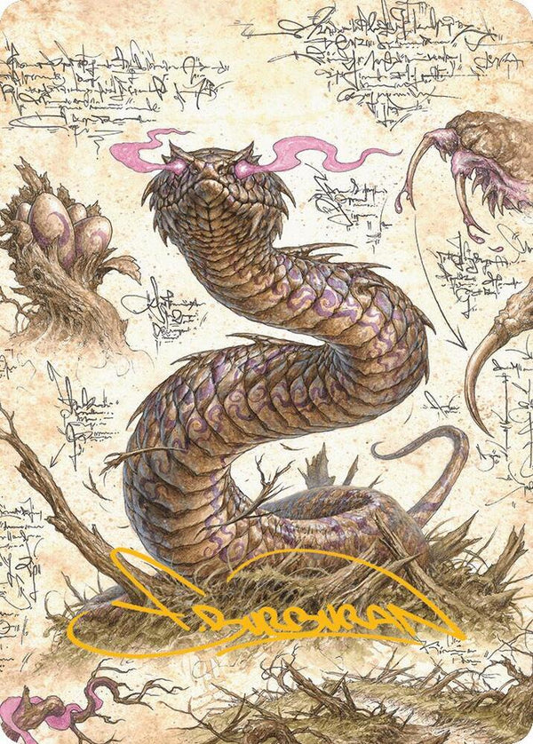 Rottenmouth Viper Art Card (Gold-Stamped Signature) (36) [Bloomburrow Art Series]