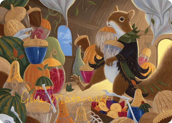 Stocking the Pantry Art Card (Gold-Stamped Signature) (24) [Bloomburrow Art Series]