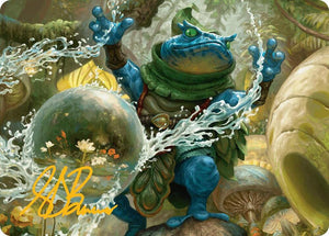 Pond Prophet Art Card (Gold-Stamped Signature) (29) [Bloomburrow Art Series]