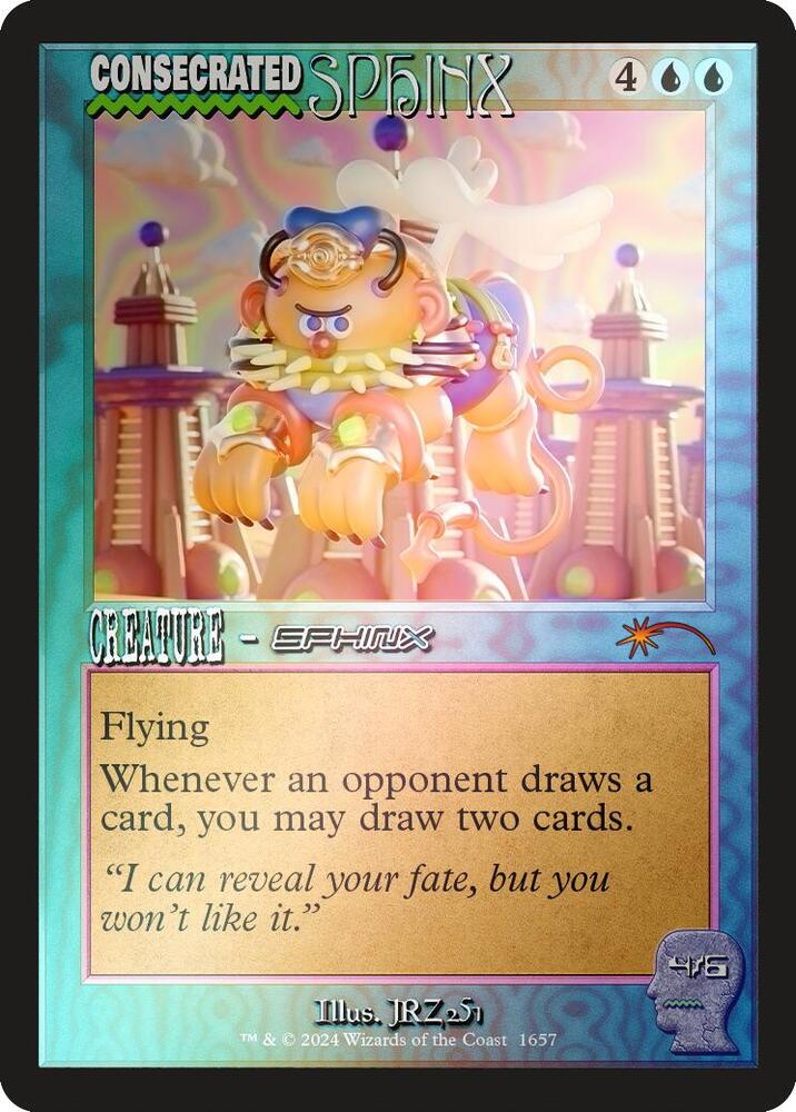 Consecrated Sphinx (1657) (Rainbow Foil) [Secret Lair Drop]