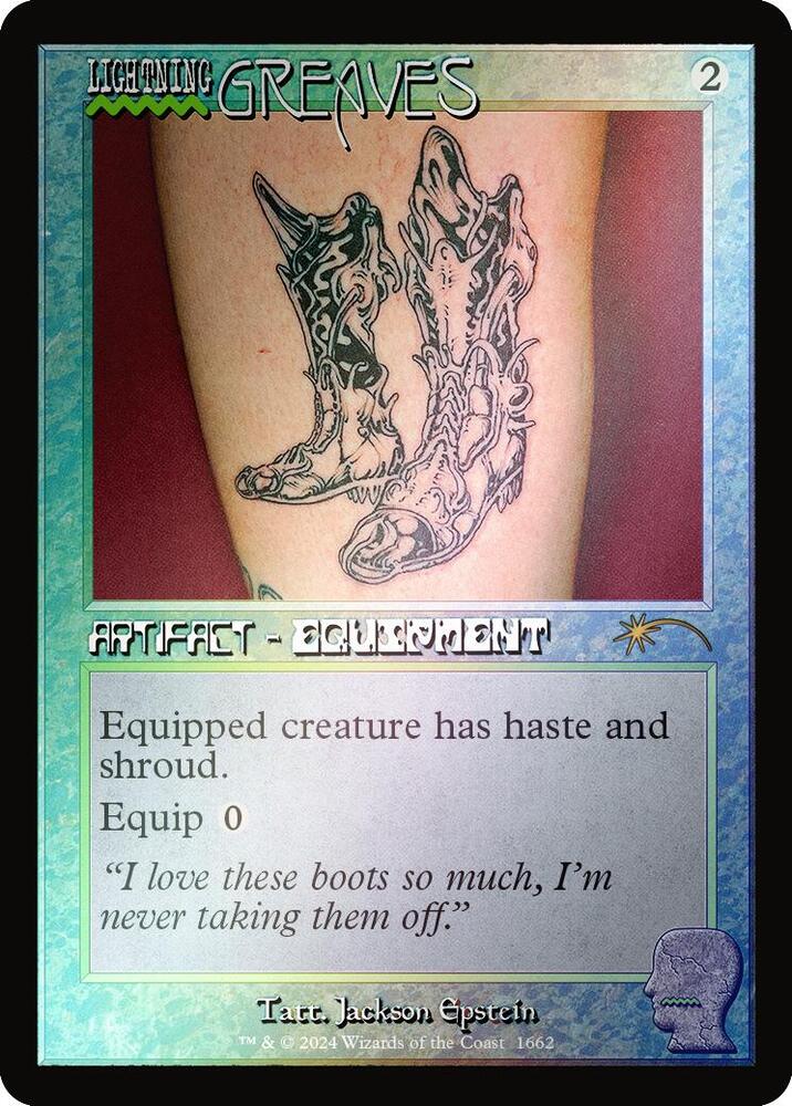 Lightning Greaves (1662) (Rainbow Foil) [Secret Lair Drop]