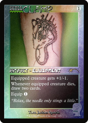Skullclamp (Rainbow Foil) (1663) [Secret Lair Drop]