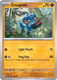 Croagunk (023/064) [SV Shrouded Fable]