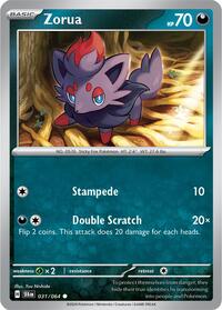 Zorua - 031/064 (031/064) [SV Shrouded Fable]