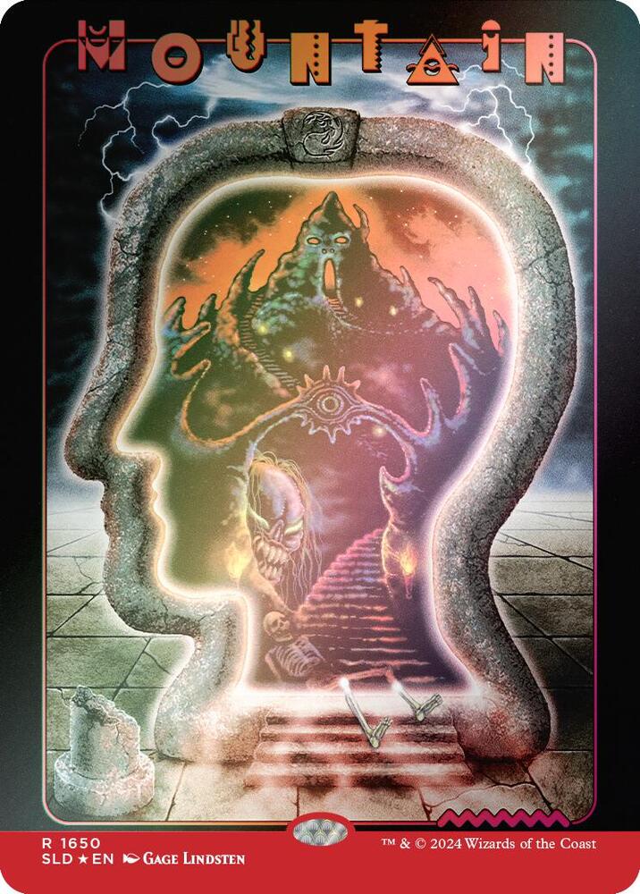 Mountain (1650) (Rainbow Foil) [Secret Lair Drop]