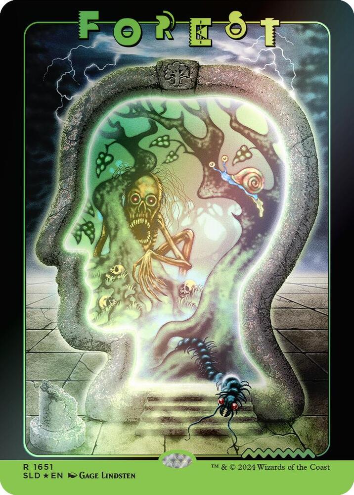 Forest (1651) (Rainbow Foil) [Secret Lair Drop]