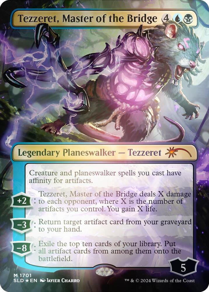 Tezzeret, Master of the Bridge (Rainbow Foil) (1701) [Secret Lair Drop]