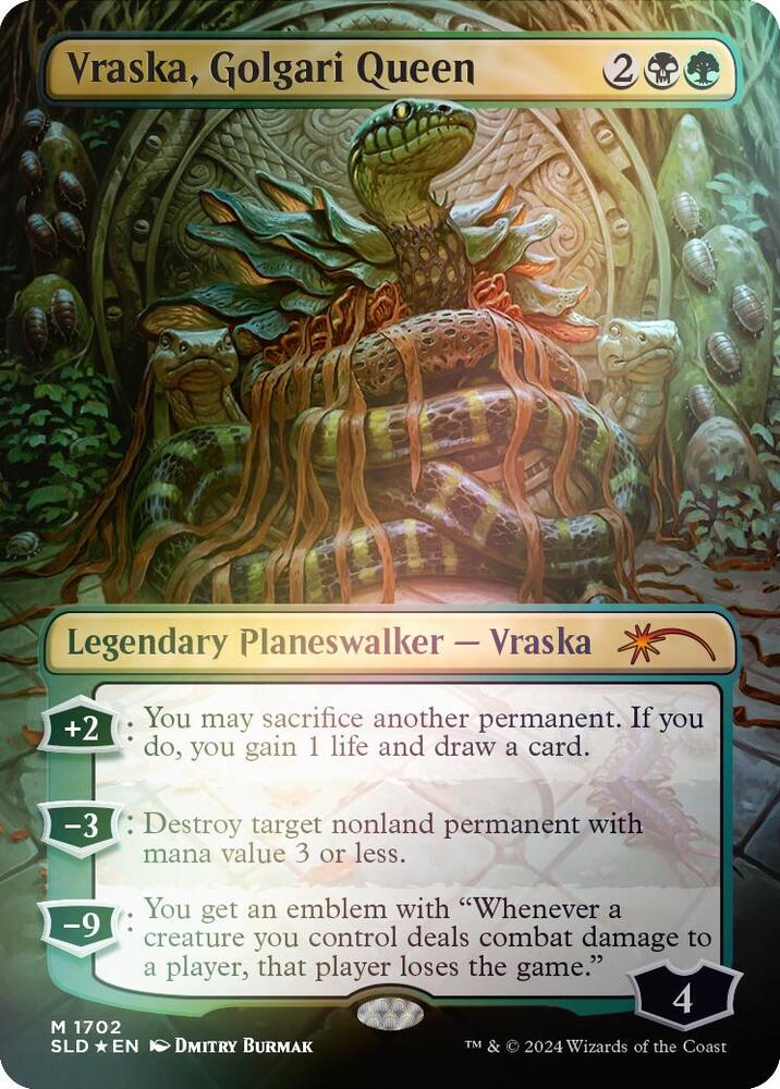 Vraska, Golgari Queen (1702) (Rainbow Foil) [Secret Lair Drop]