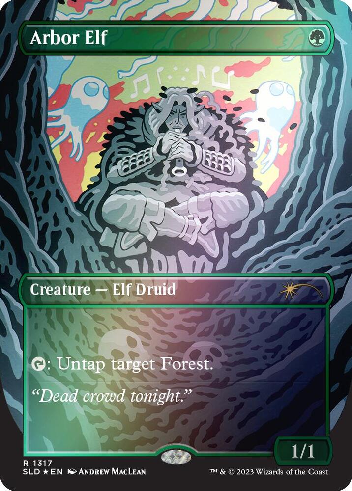 Arbor Elf (Rainbow Foil) (1317) [Secret Lair Drop]