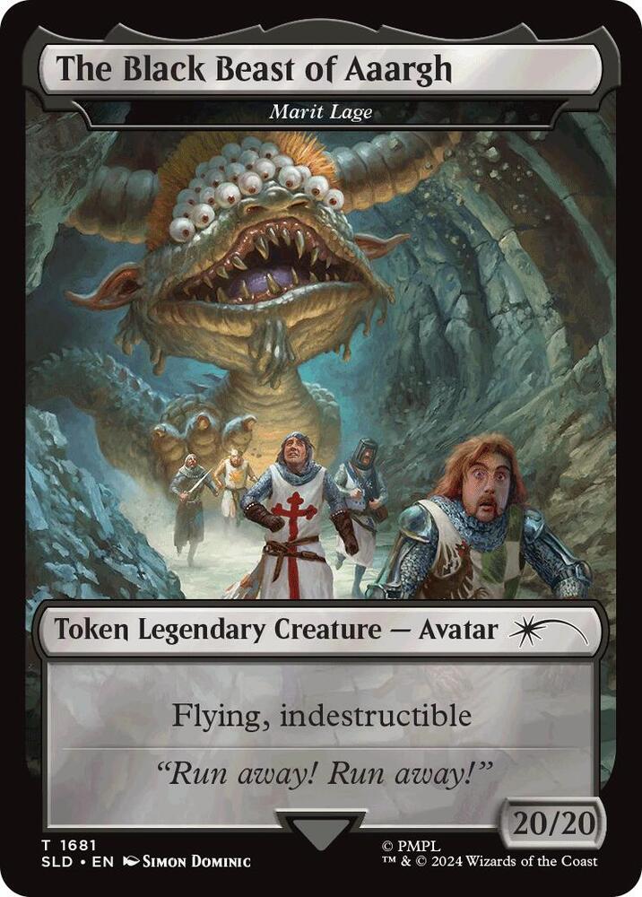 The Black Beast of Aaargh - Marit Lage Token (1681) [Secret Lair Drop]