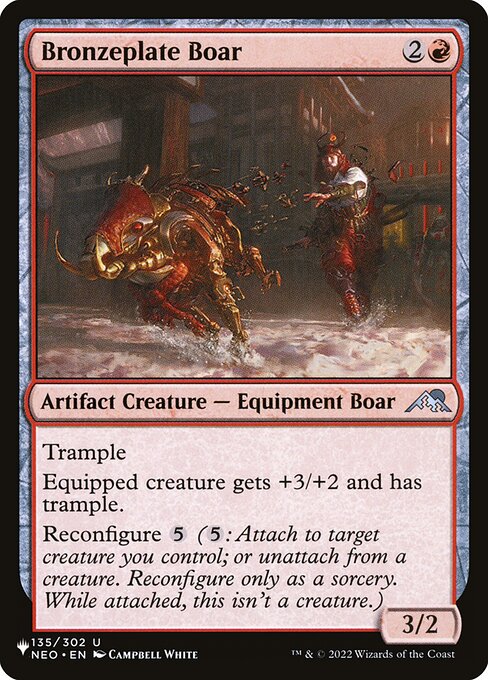 Bronzeplate Boar (NEO-135) [The List]