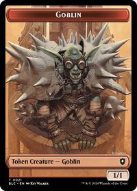 Goblin // Thopter Double-Sided Token (21 // 39) [Bloomburrow Commander]