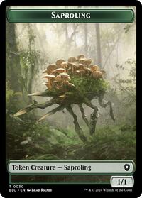 Saproling // Treasure Double-Sided Token (30 // 29) [Bloomburrow Commander]