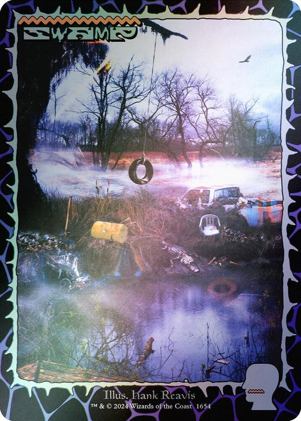 Swamp (1654) (Rainbow Foil) [Secret Lair Drop]