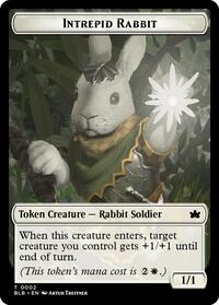 Intrepid Rabbit Token (2) [Bloomburrow]
