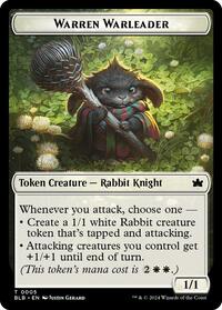 Warren Warleader Token (5) [Bloomburrow]