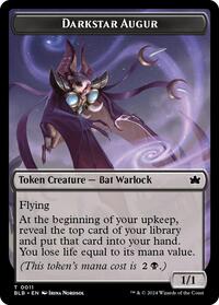 Darkstar Augur Token (11) [Bloomburrow]