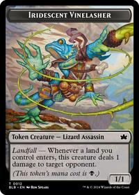 Iridescent Vinelasher Token (12) [Bloomburrow]