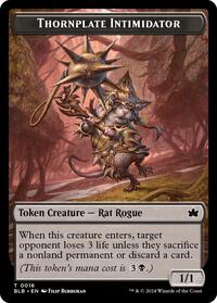 Thornplate Intimidator Token (16) [Bloomburrow]
