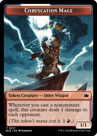 Coruscation Mage Token (17) [Bloomburrow]