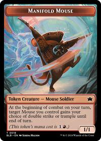 Manifold Mouse Token (18) [Bloomburrow]