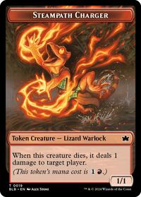 Steampath Charger Token (19) [Bloomburrow]
