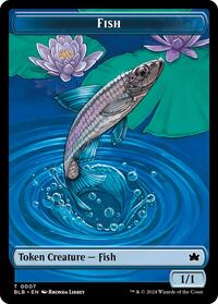 Fish // Tender Wildguide Double-Sided Token (7 // 24) [Bloomburrow]