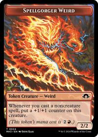 Spellgorger Weird // Energy Reserve Double-Sided Token (24 // 36) [Modern Horizons 3]
