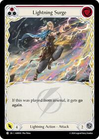 Lightning Surge (Red) (AUR010) [1st Strike]