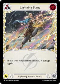 Lightning Surge (Yellow) (AUR018) [1st Strike]