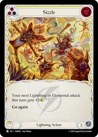 Sizzle (Yellow) (AUR021) [1st Strike]