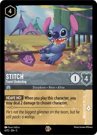 Stitch - Team Underdog (6) [Disney Lorcana Promo Cards]